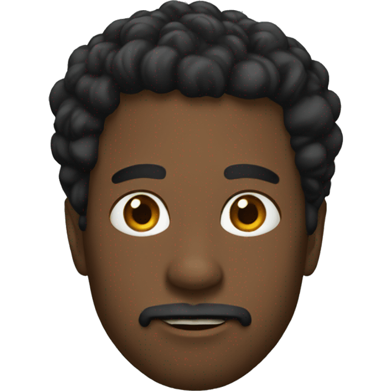 A black doug emoji