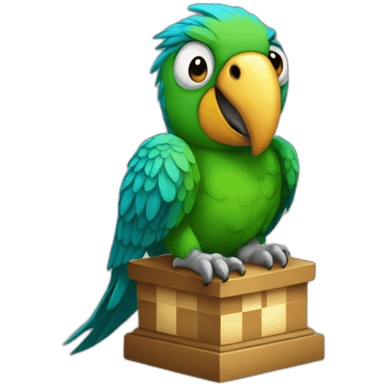 Parrot chess emoji