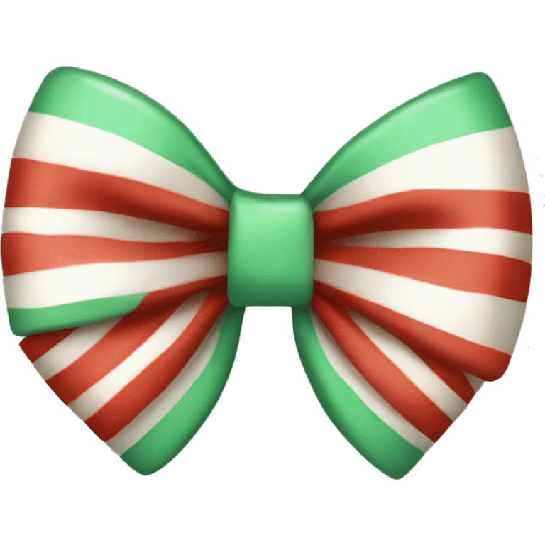 Small  Peppermint bow emoji