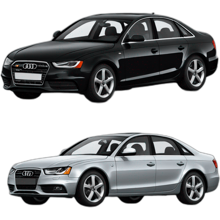 Audi a4 negro emoji