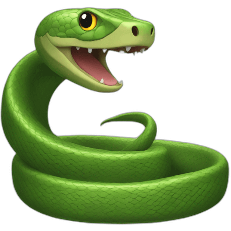 Snake in a hold emoji