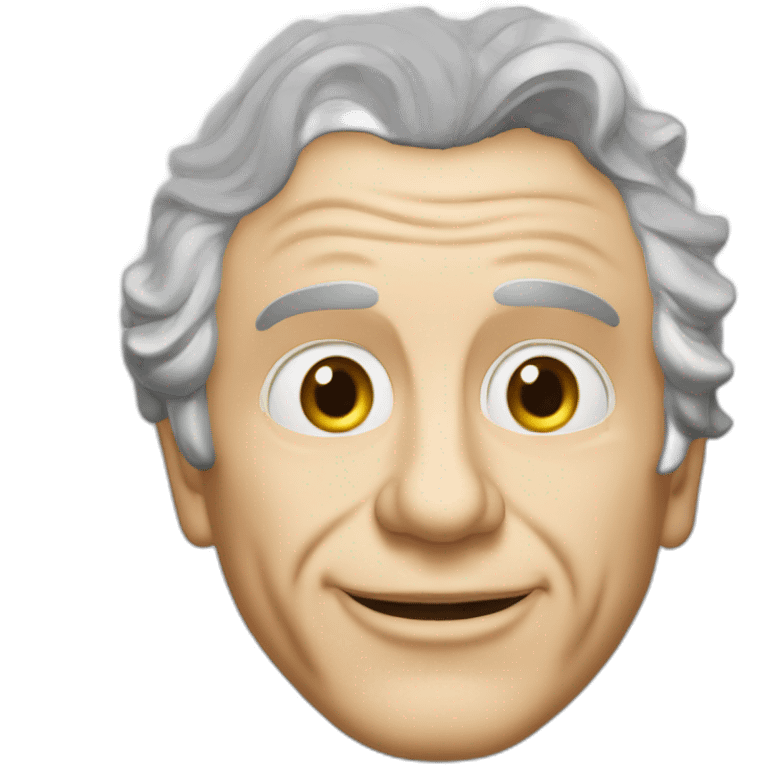 Michel Sardou qui fait caca emoji