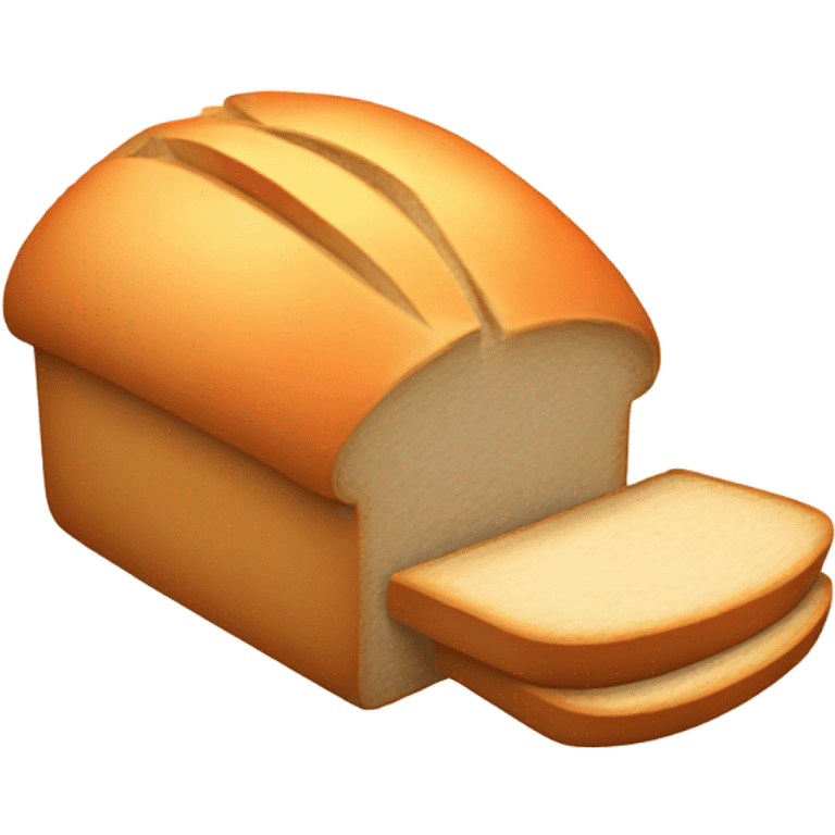 Bread entering peach emoji