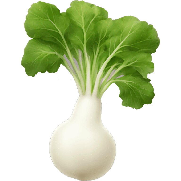 white radish emoji