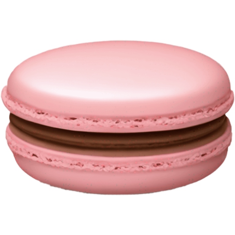 Light pink macaron emoji