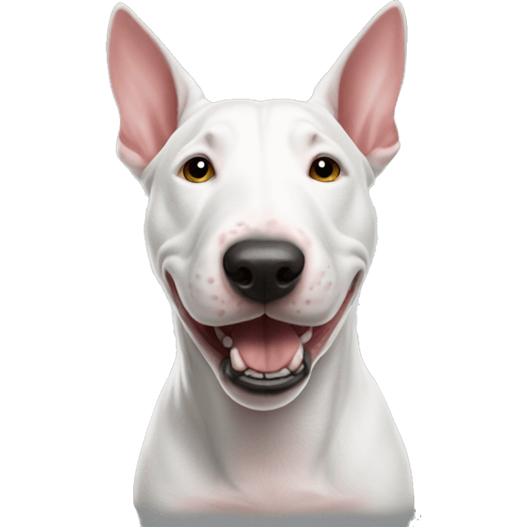 Bull terrier with sdve 9 emoji