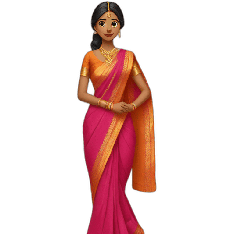 Indian saree emoji