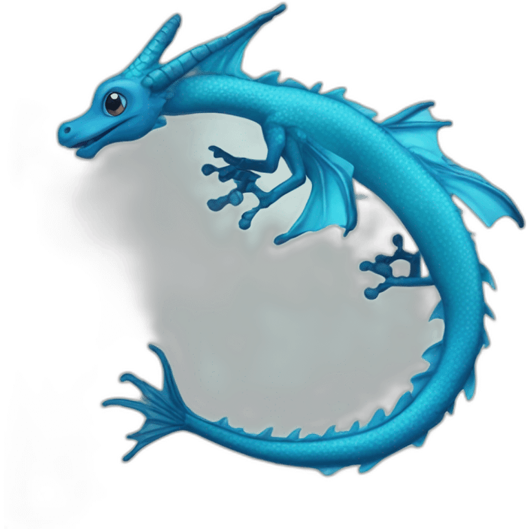 blue seadragon emoji