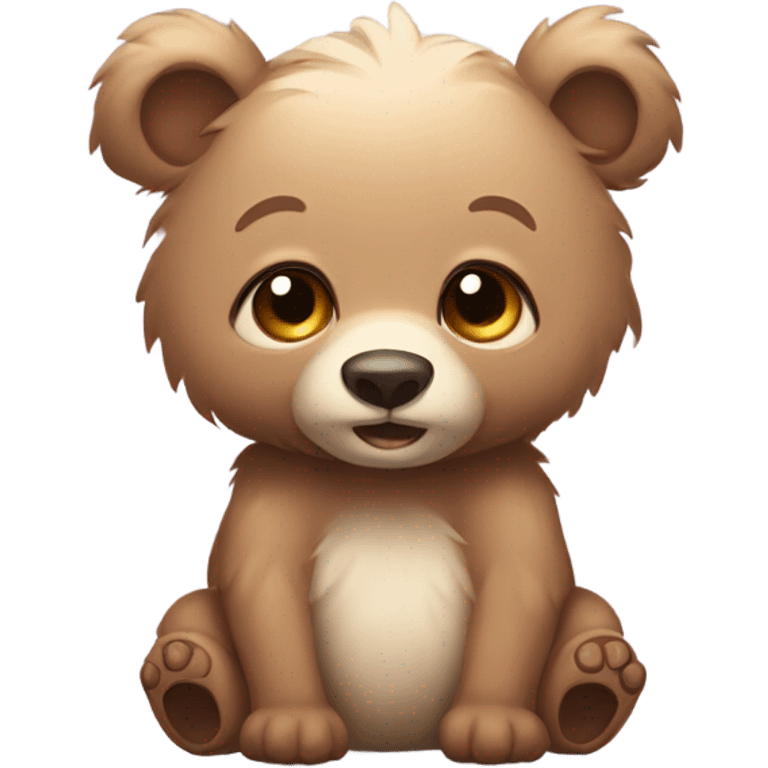 Cute bear emoji