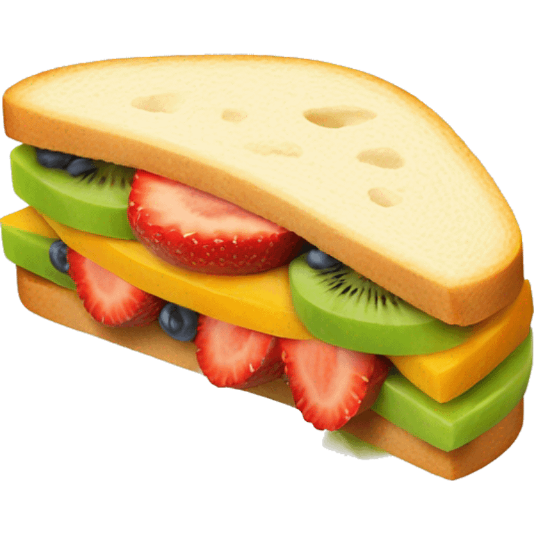 Fruit sandwich emoji