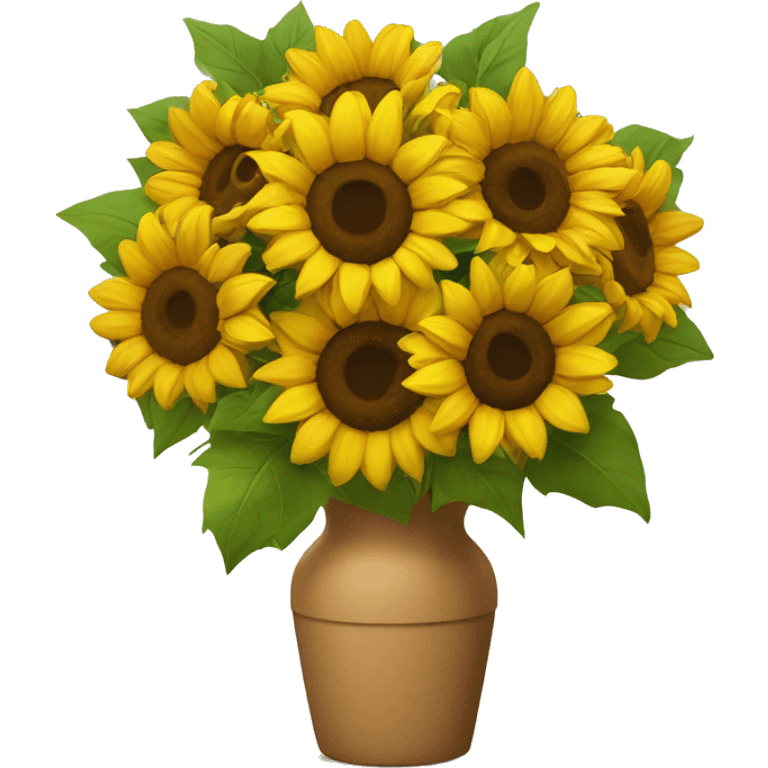 sunflowers bouquet emoji