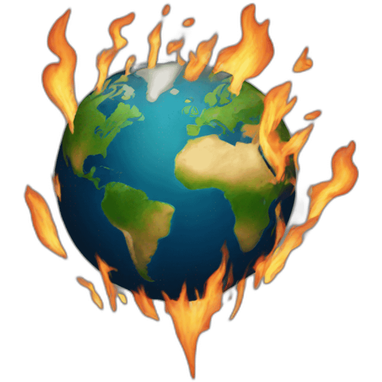 earth burn emoji