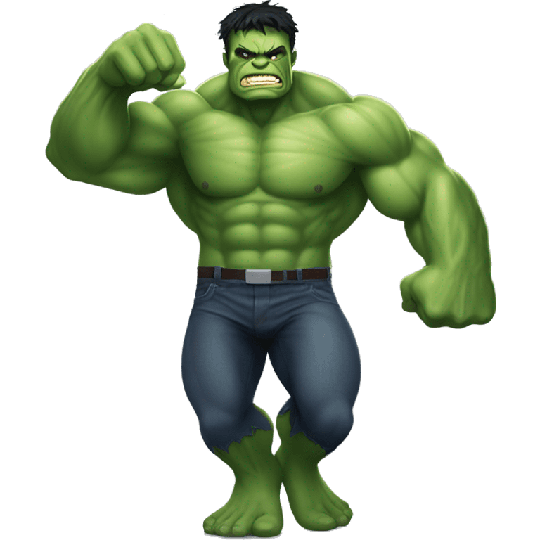 Super hero hulk emoji