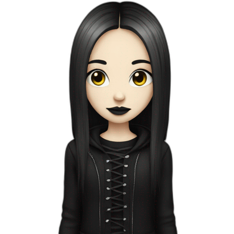 Girl gothic emoji