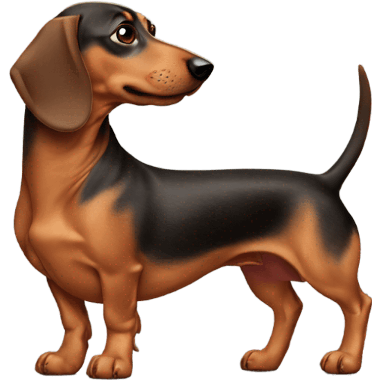 Weiner dog emoji