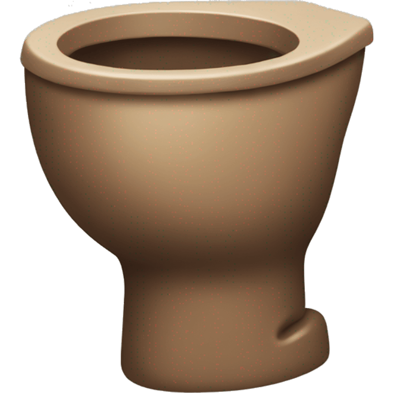 Poop in toilet happy  emoji