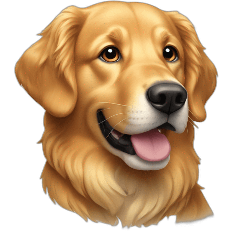 Bedouin golden retriever emoji