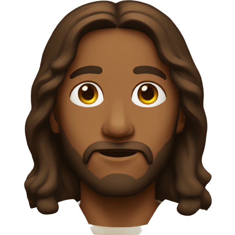 brown Jesus  emoji