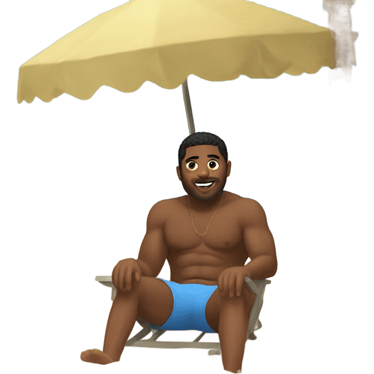 Braxton at the the beach emoji