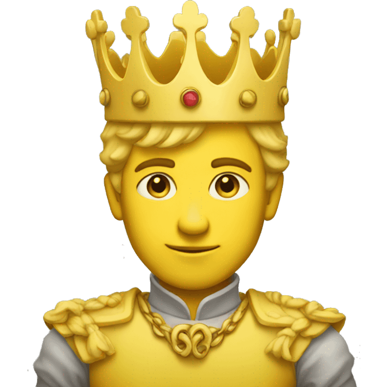 standing yellow prince emoji