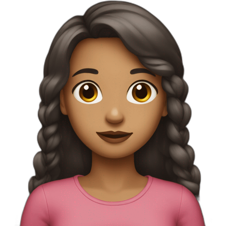 A girl whith longue her emoji