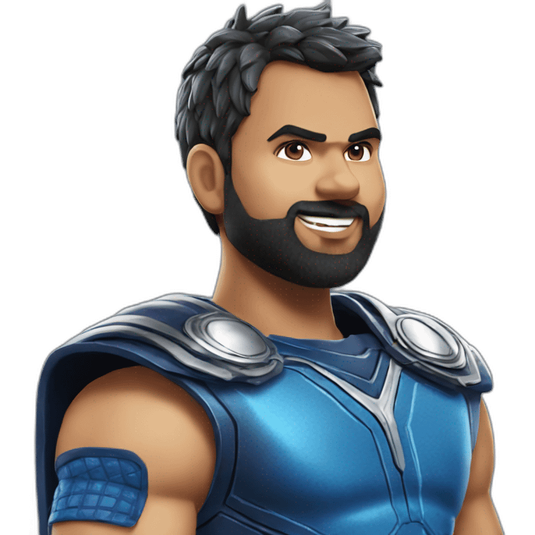 Rohit sharma as thor emoji