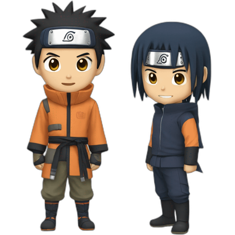 hiruka and Naruto emoji