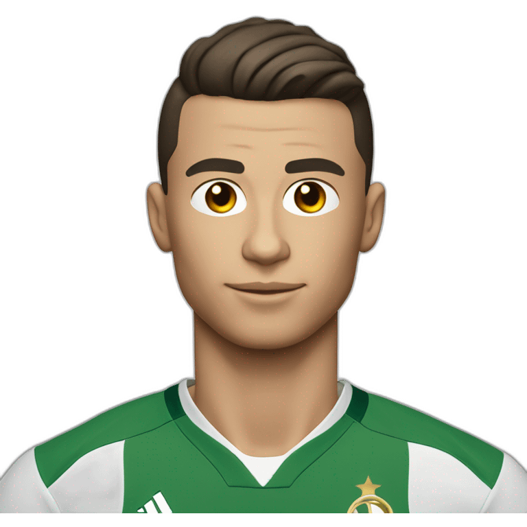 Cr7 avec  ballon d'or emoji