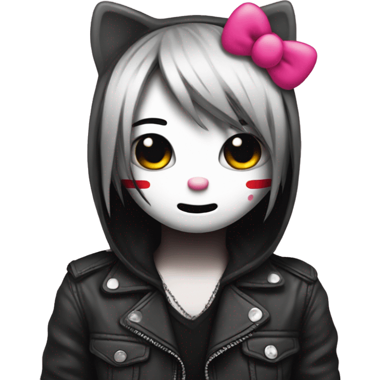 Hello kitty emo emoji