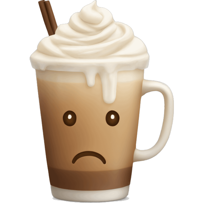 Ice latte emoji