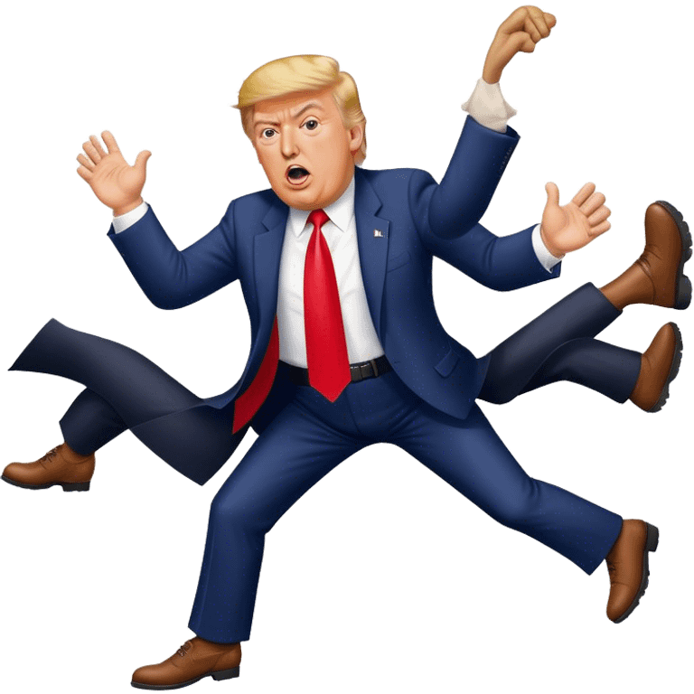 President Trump kicking out illegal immigrants emoji