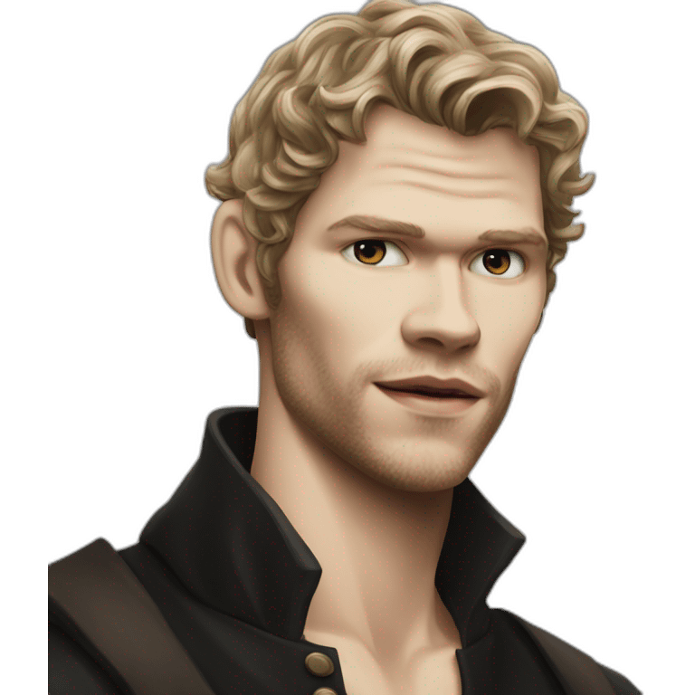 Klaus mikaelson Joseph morgan realistic detailed emoji