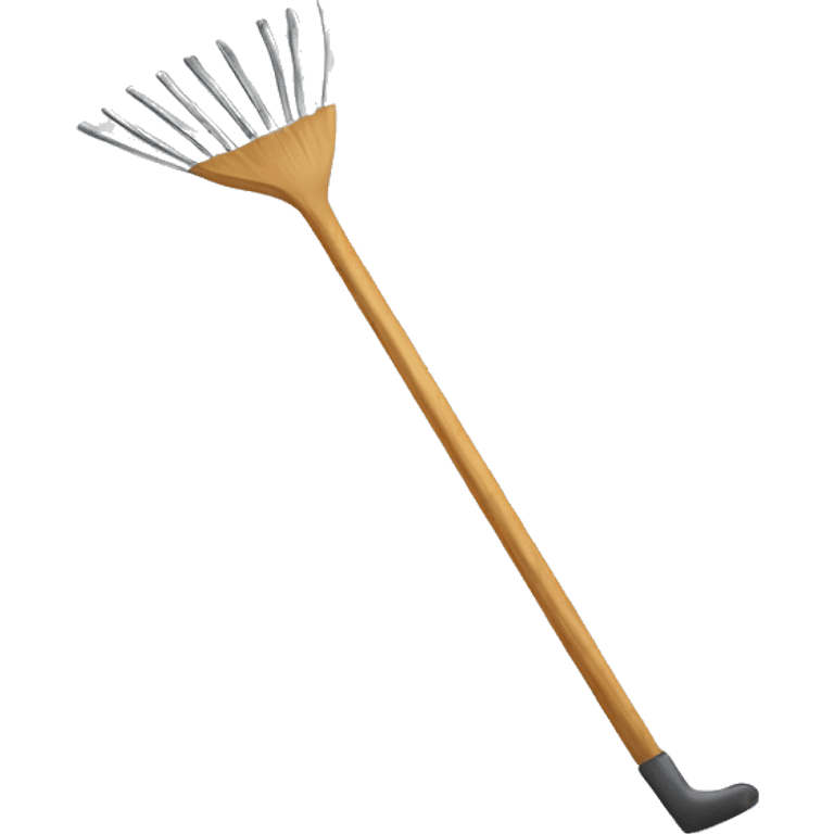 A rake  emoji