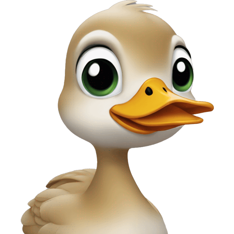 Duck who love  emoji