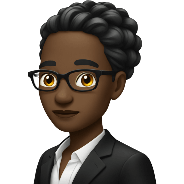 black elegant emoji