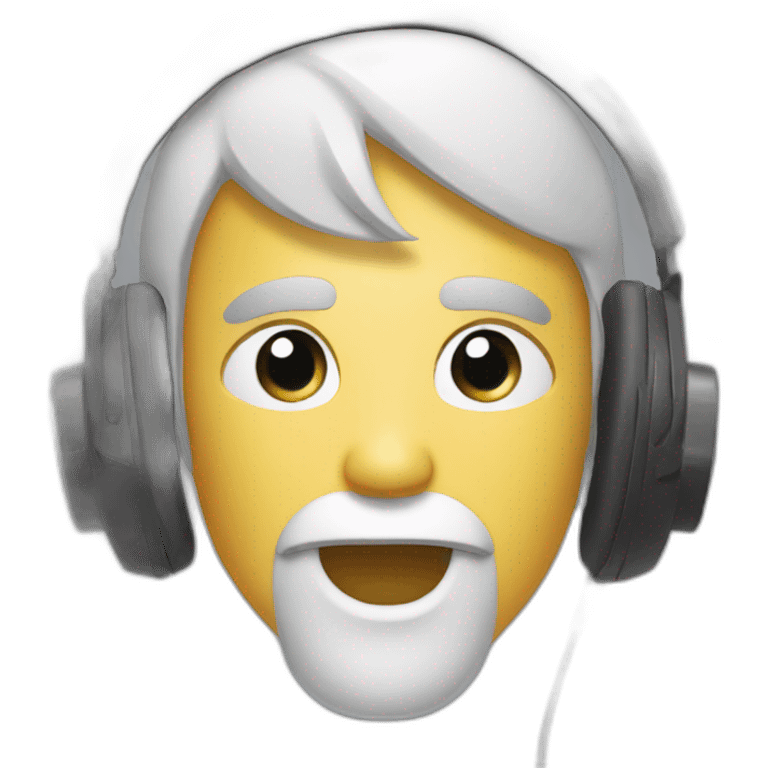 Alarm on headphone  emoji