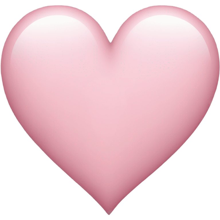 a light pink heart emoji