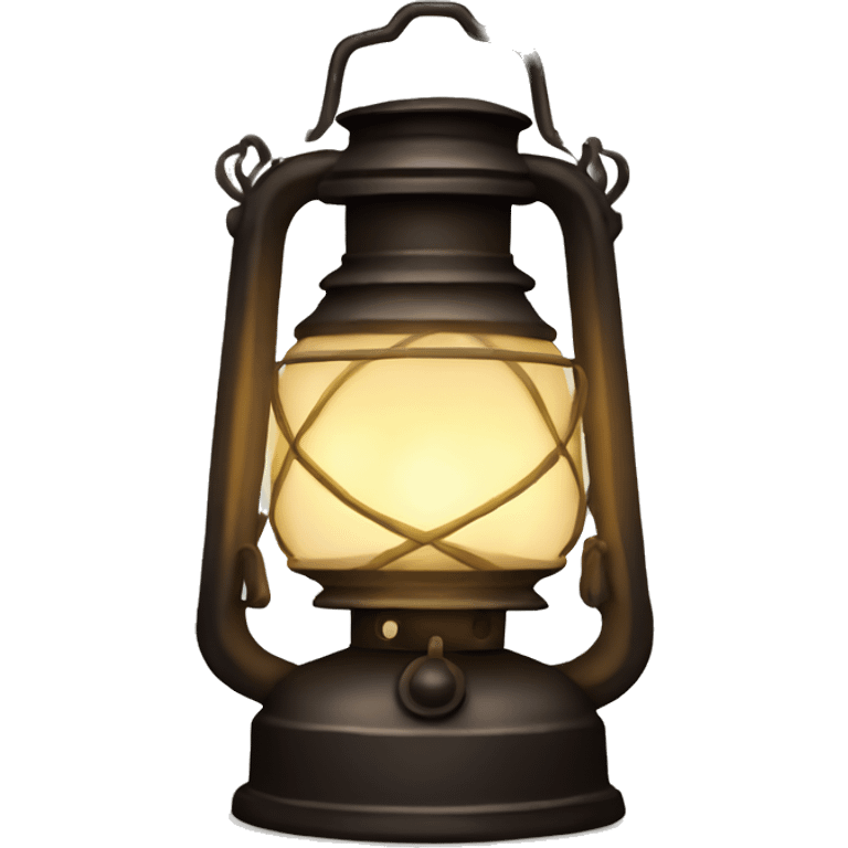 A glowing, old-fashioned lantern  emoji