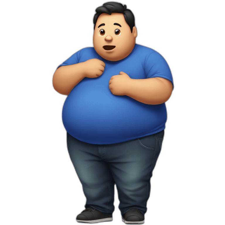 obese belly emoji