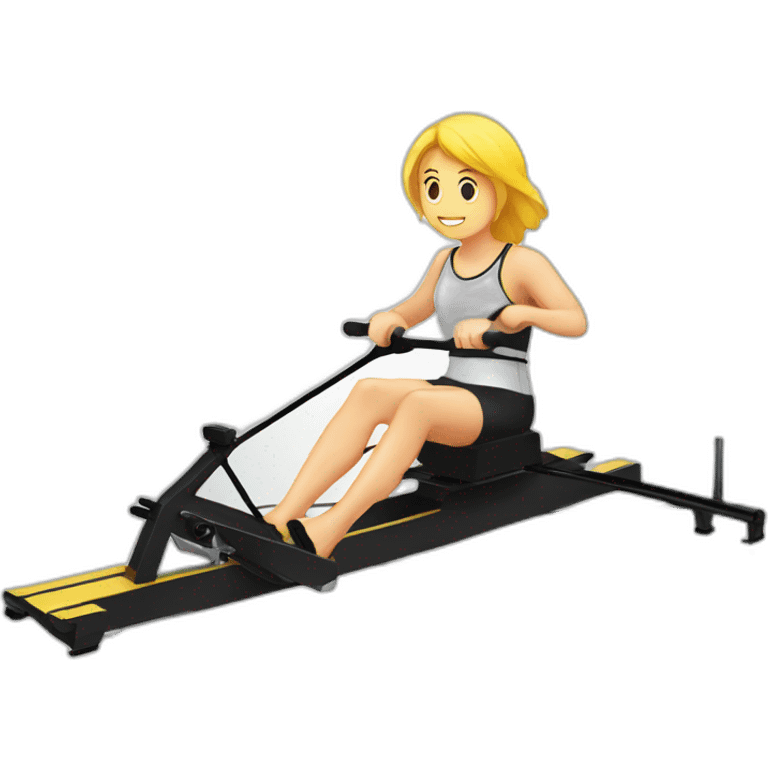 Indoor rowing emoji