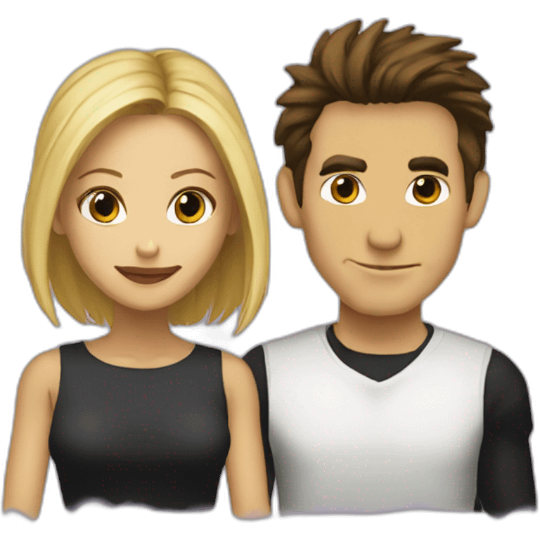 Buffy et angel emoji