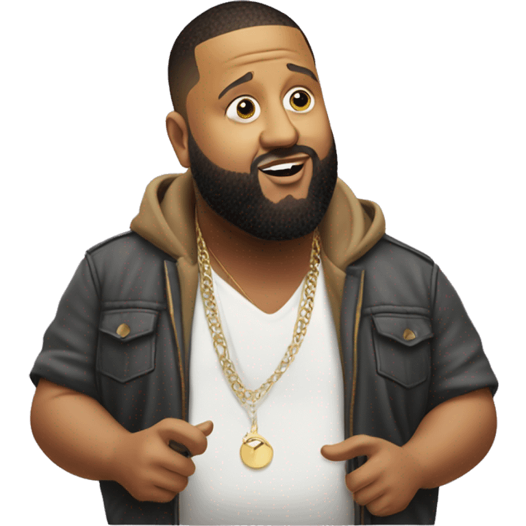 DJ Khaled looking dumb emoji