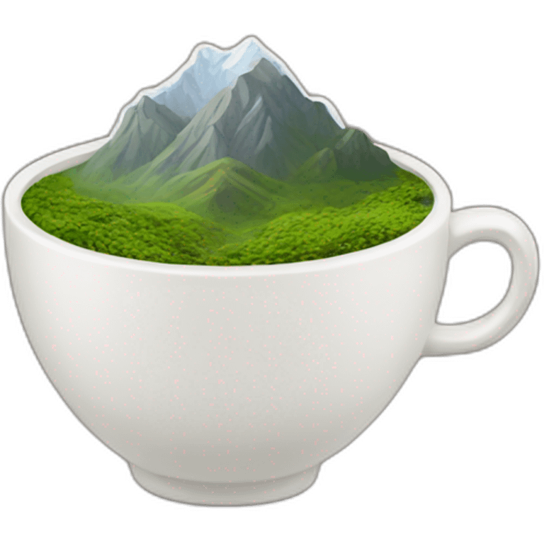 mountain tea emoji