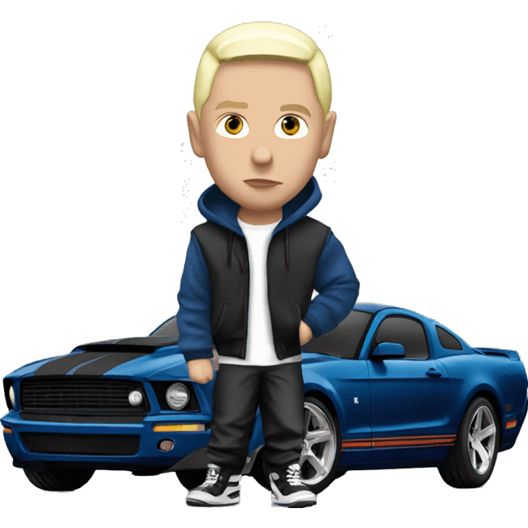 Eminem with mustang  emoji