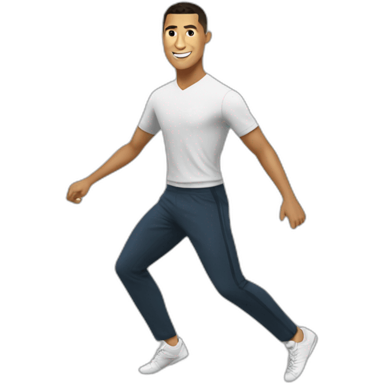 Ronaldo dancing emoji