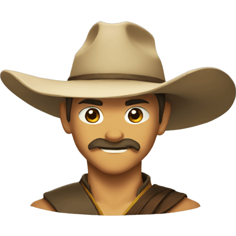 avatar the airbender with cowboy moustache emoji