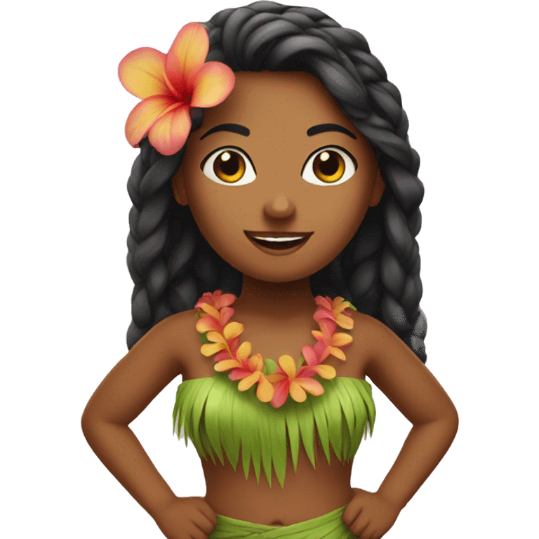 hula girl emoji