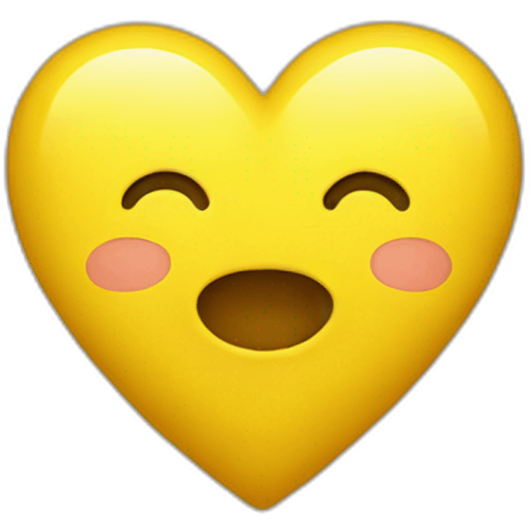 Yellow heart emoji