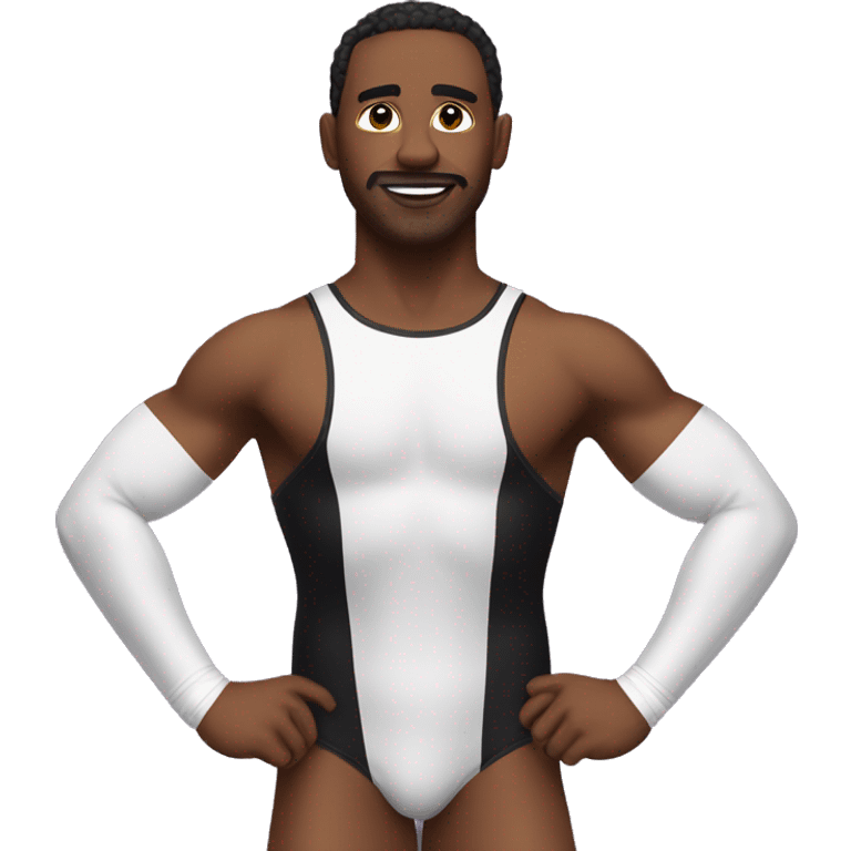 Wrestler in a leotard emoji