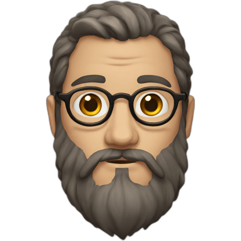 Harry Potter with a beard emoji